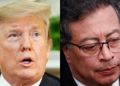 Donald Trump e Gustavo Petro