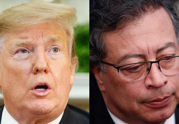 Donald Trump e Gustavo Petro