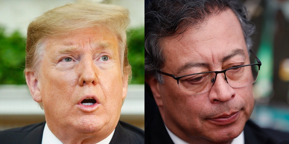 Donald Trump e Gustavo Petro