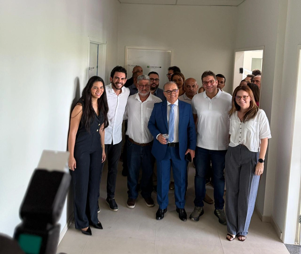 Dr. Marcus Kalume acompanhiu o governador em exercício, Aderson Nogueira