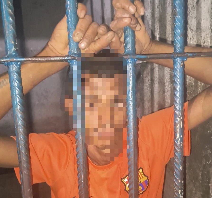 E.A.P.F. foi preso em flagrante na madrugada deste sábado (17)