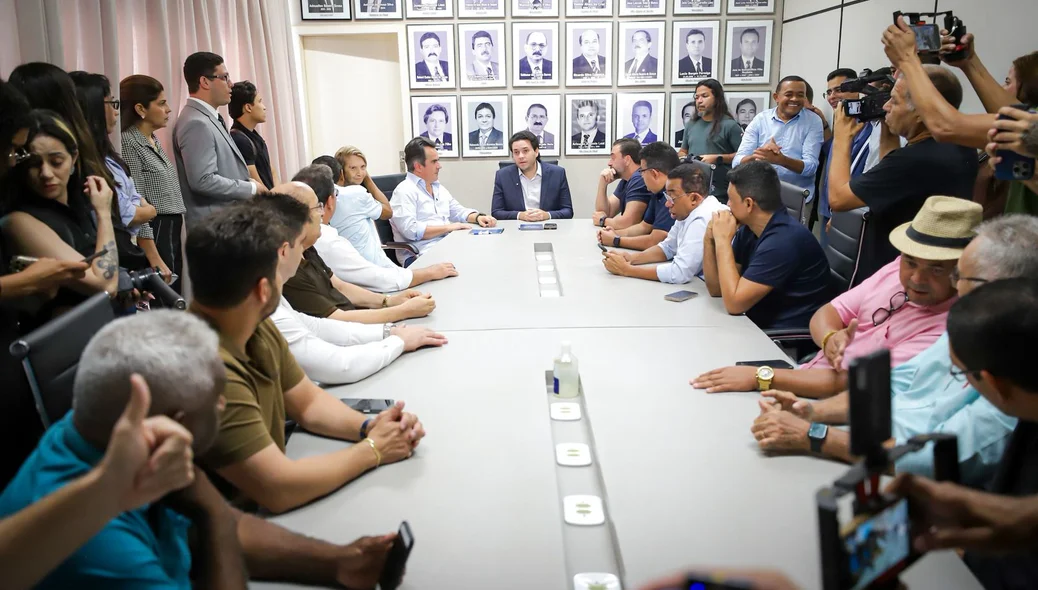 Encontro institucional do prefeito Pompilim e senador Ciro Nogueira
