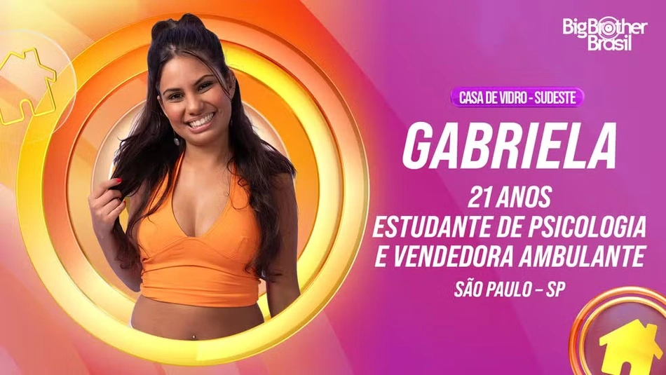 Estudante de Psicologia Gabriela