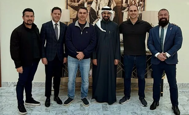 Flávio Bolsonaro em Bahrein