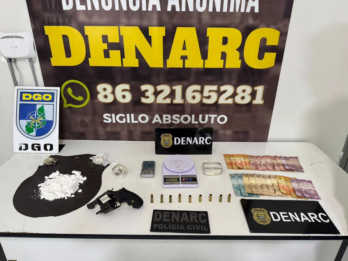 Forças de segurança deflagram operação e apreendem drogas e armas