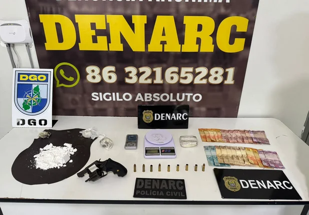 Forças de segurança deflagram operação e apreendem drogas e armas