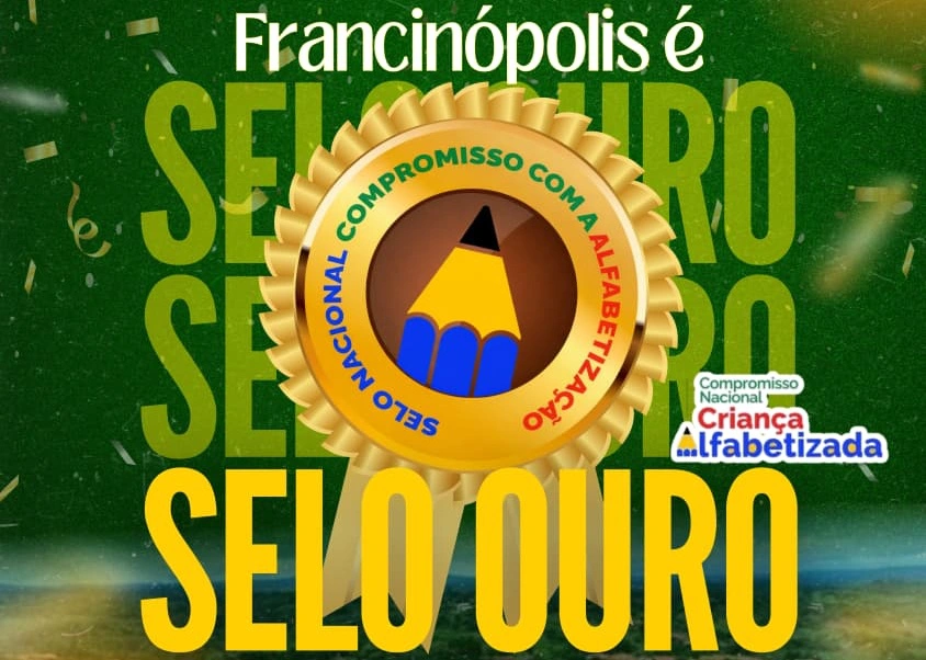 Francinópolis conquista selo ouro em alfabetização