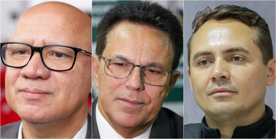 Franzé Silva, Zé Santana e o delegado Charles Pessoa