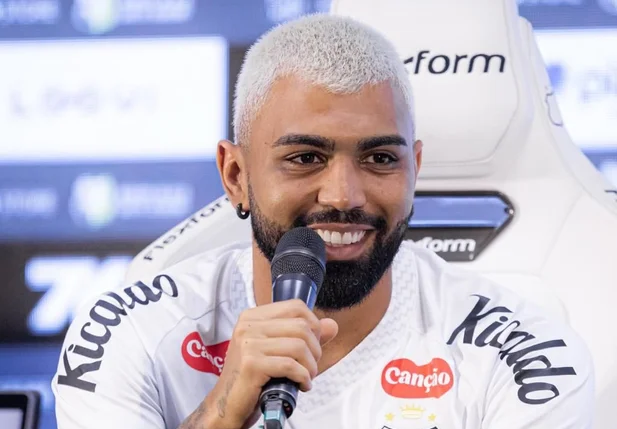 Gabigol é apresentado pelo Santos e revela motivo de deixar o Cruzeiro
