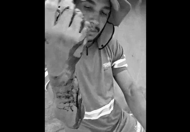 Gari ficou ferido ao coletar lixo doméstico em Teresina