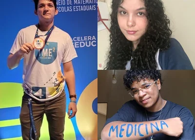 Gustavo Nicolas de Sousa Pereira Sá, Gabriela Victória Silva Viriato e Harison Barbosa de Sousa