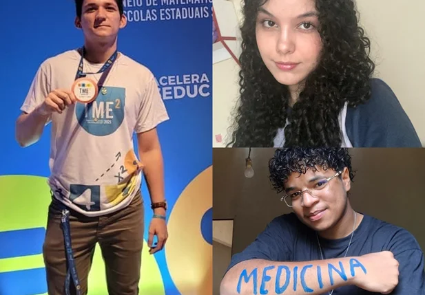 Gustavo Nicolas de Sousa Pereira Sá, Gabriela Victória Silva Viriato e Harison Barbosa de Sousa
