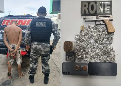 Homem é preso por tráfico de drogas na zona norte de Teresina