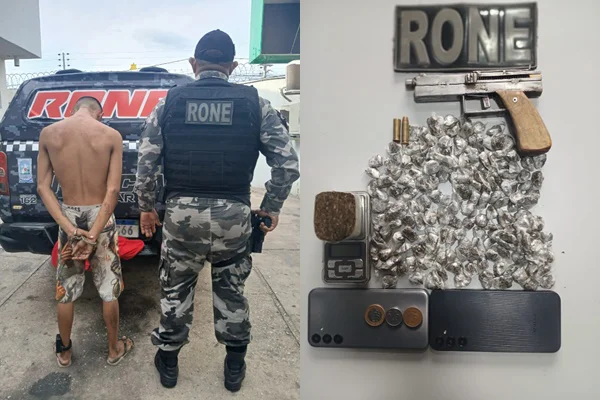 Homem é preso por tráfico de drogas na zona norte de Teresina