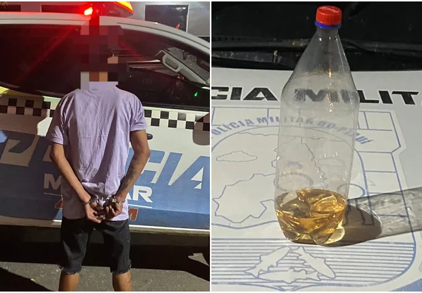Homem foi preso em flagrante ao tentar incendiar casa de mulher