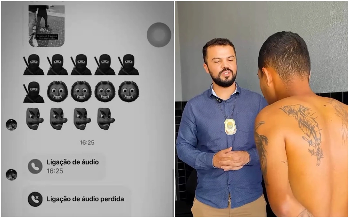 Homem foi preso por ameaçar o delegado Ayslan Magalhães nas redes sociais