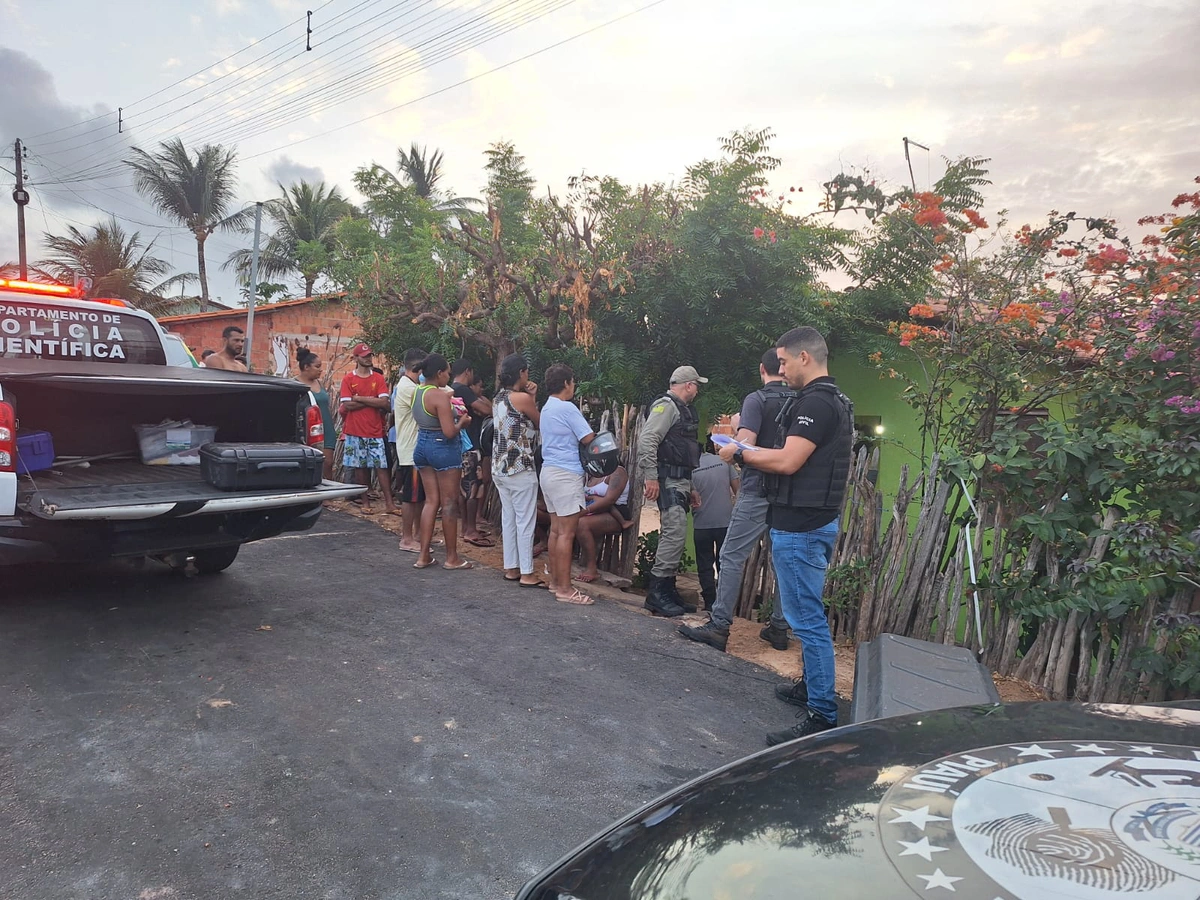 Imóvel onde ocorreu o crime