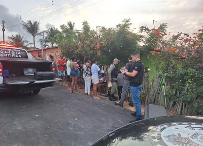 Imóvel onde ocorreu o crime