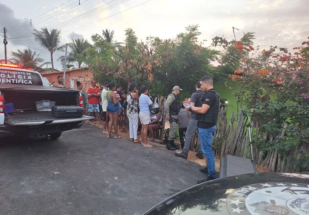 Imóvel onde ocorreu o crime