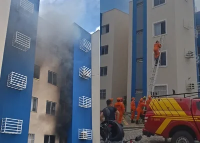 Incêndio atinge condomínio Jardins do Sul em Teresina