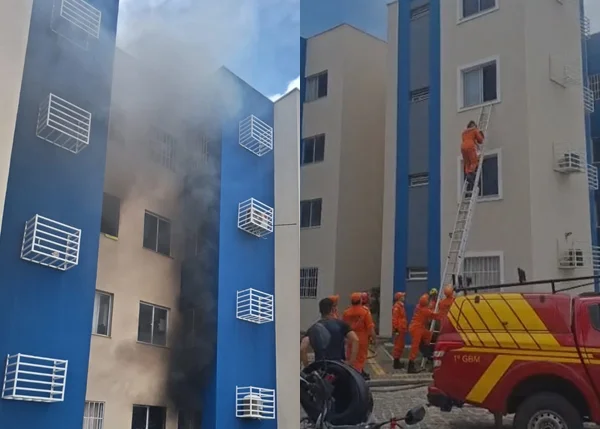 Incêndio atinge condomínio Jardins do Sul em Teresina