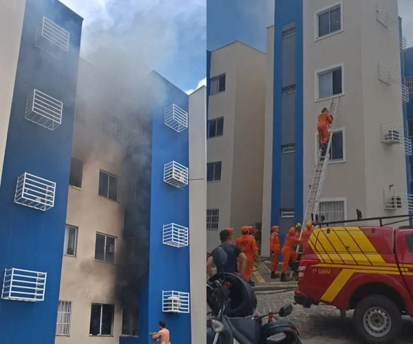 Incêndio atinge condomínio Jardins do Sul em Teresina