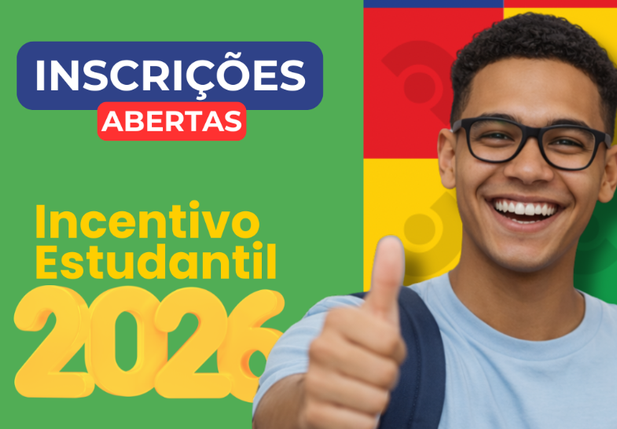 Inscrições abertas para o Incentivo Estudantil 2026 em Uruçuí