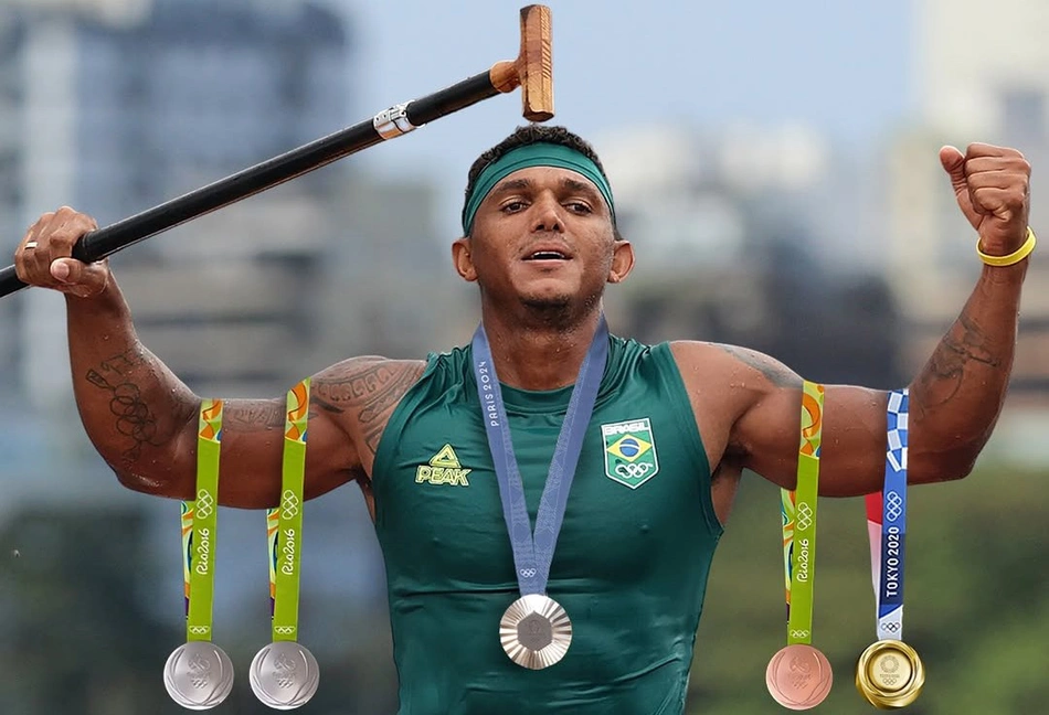 Isaquias Queiroz, atleta de olímpico