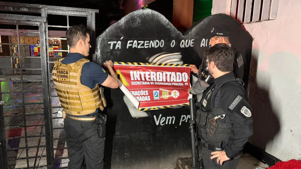 Local foi interditado pela Secretaria de Segurança do Piauí