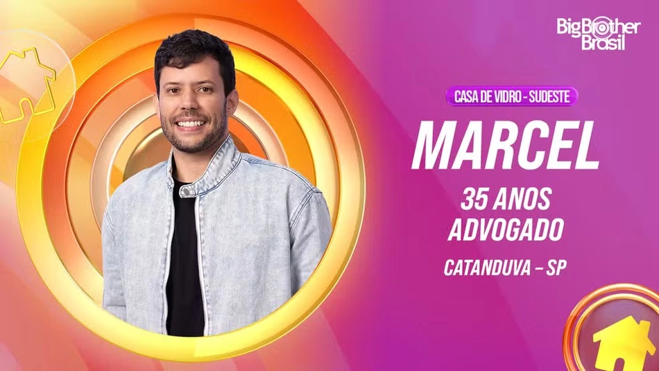 Marcel é natural de Catanduva, no interior de São Paulo