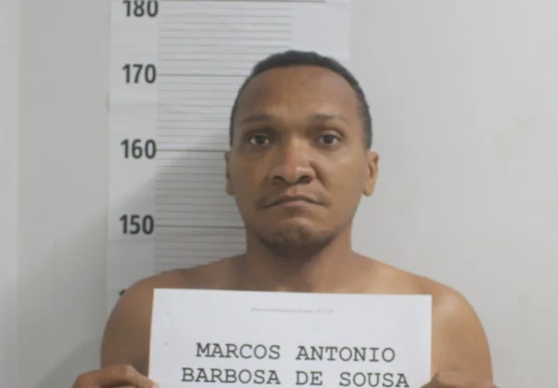 Marcos Antônio Barbosa de Souza, 36 anos, pelo crime de importunação sexual
