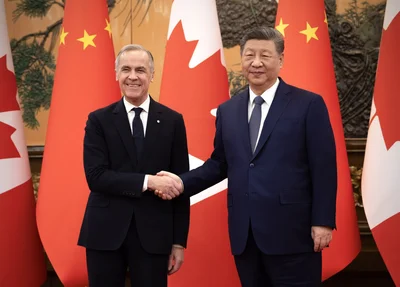 Mark Carney e Xi Jinping