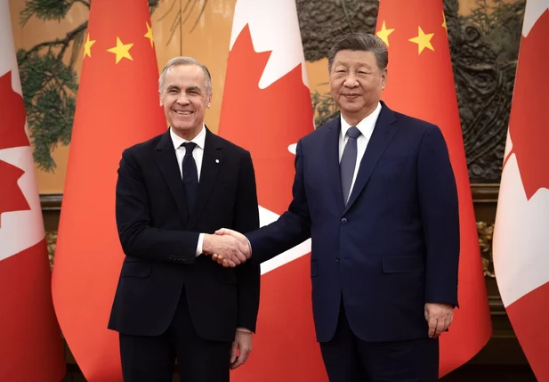 Mark Carney e Xi Jinping