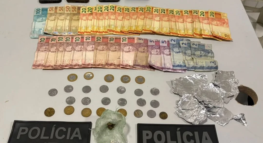 Materiais apreendidos em megaoperação contra o tráfico de drogas em São João do Piauí