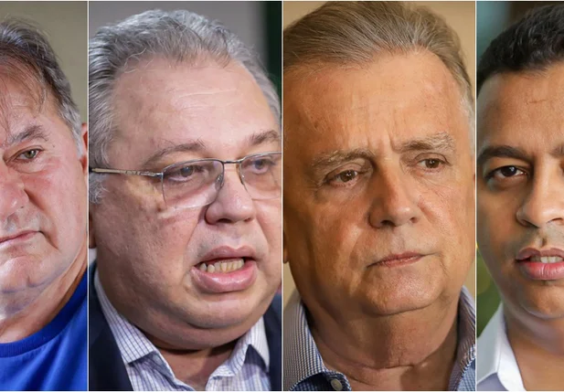 Merlong Solano, Florentino Neto, Flávio Nogueira e Francisco Costa