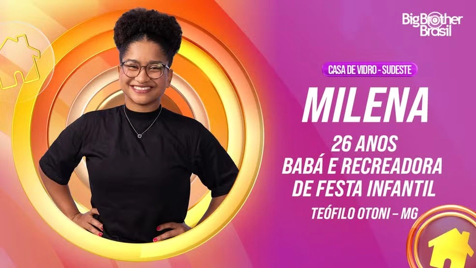 Milena é natural de Itambacuri, Minas Gerais