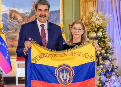 Nicolás Maduro e Cilia Flores