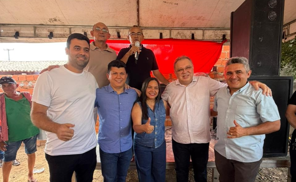 O deputado Rubens Vieira fez uma visita ao município de Novo Santo Antônio