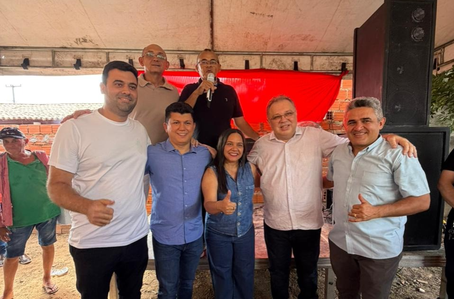 O deputado Rubens Vieira fez uma visita ao município de Novo Santo Antônio