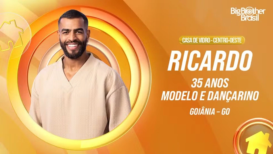 O modelo Ricardo é natural de Niquelândia, Goiás