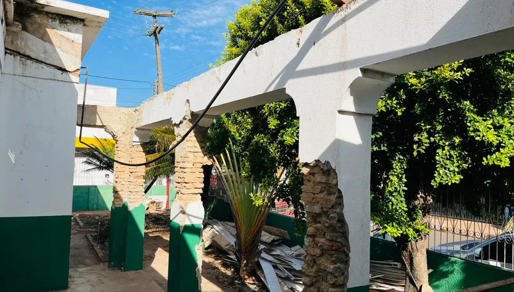 Obra já começou