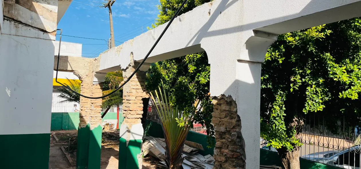 Obra já começou