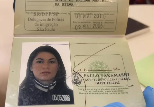 Passaporte de Eliza Samudio