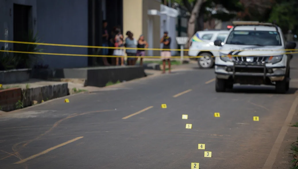 Perícia criminal foi ao local do crime