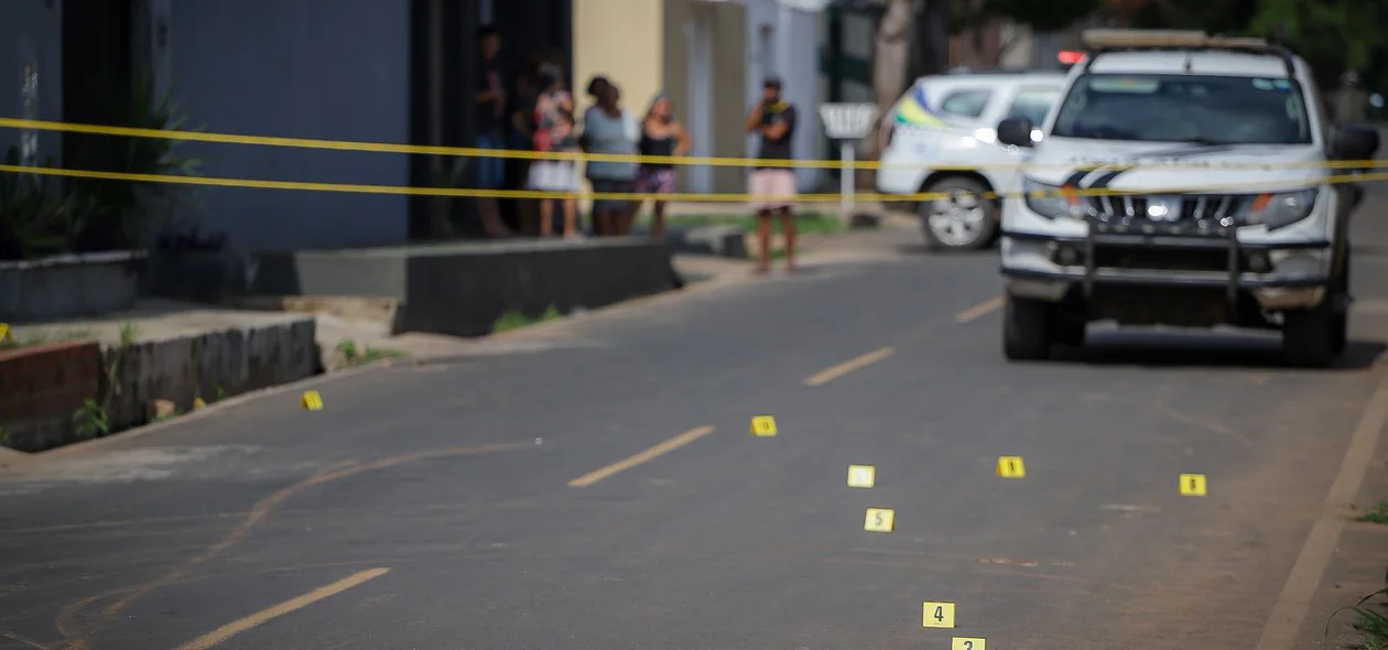 Perícia criminal foi ao local do crime