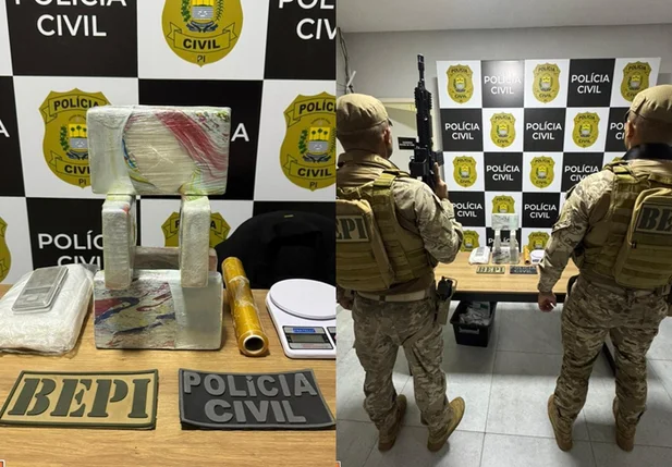 PM desmonta ponto de armazenamento de drogas em Picos