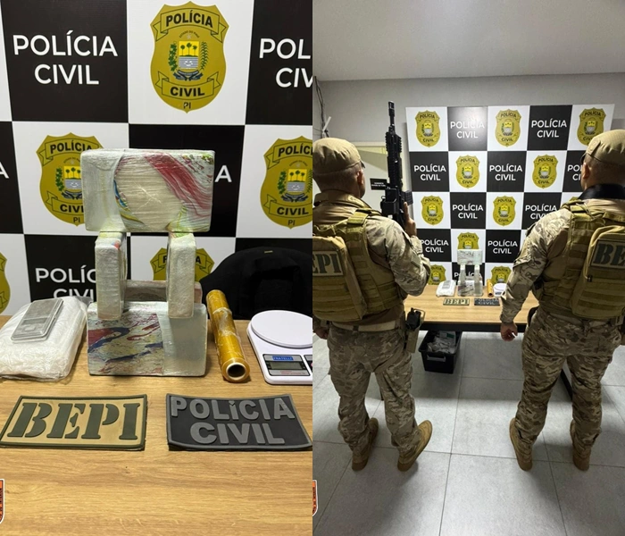 PM desmonta ponto de armazenamento de drogas em Picos