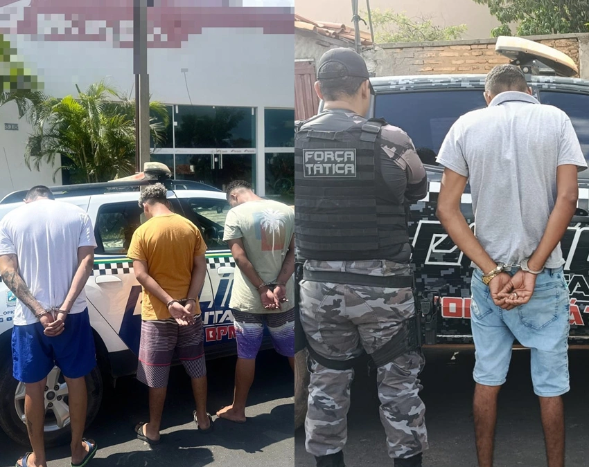 Polícia Militar prende suspeitos de envolvimento em homicídio em Pedro II