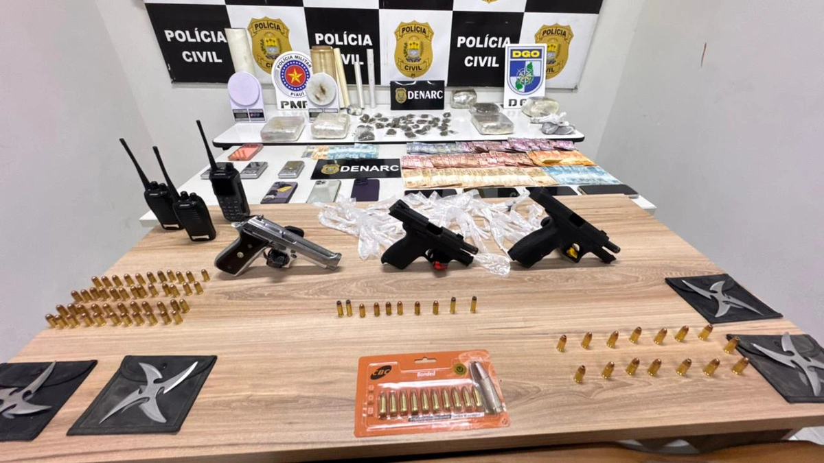 Polícia prende 10 suspeitos ligados ao Bonde dos 40 durante operação em Teresina