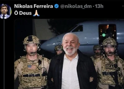 Postagem de Nikolas Ferreira